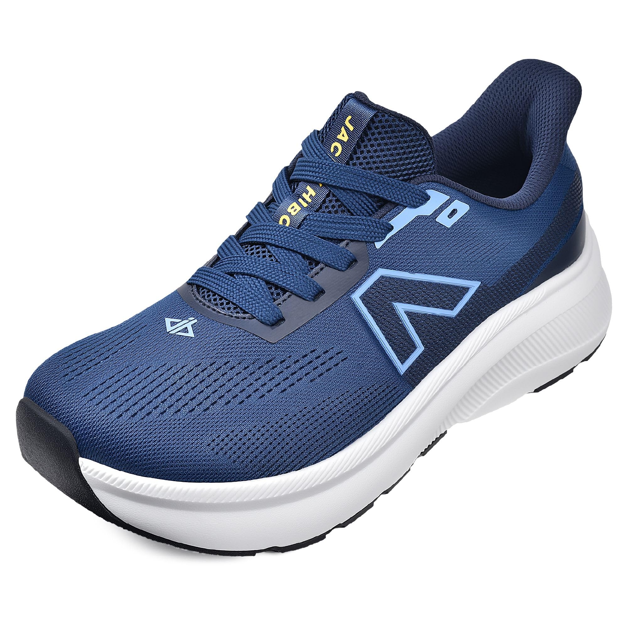 Slip in Men Hands Free Wide Toe Box Shoes Slip on Trail Running Walking Tennis Athletic Sneakers Width Arch Support Plantar Fasciitis Orthopedic Shoes with Cushion Thick Zero Drop Sole