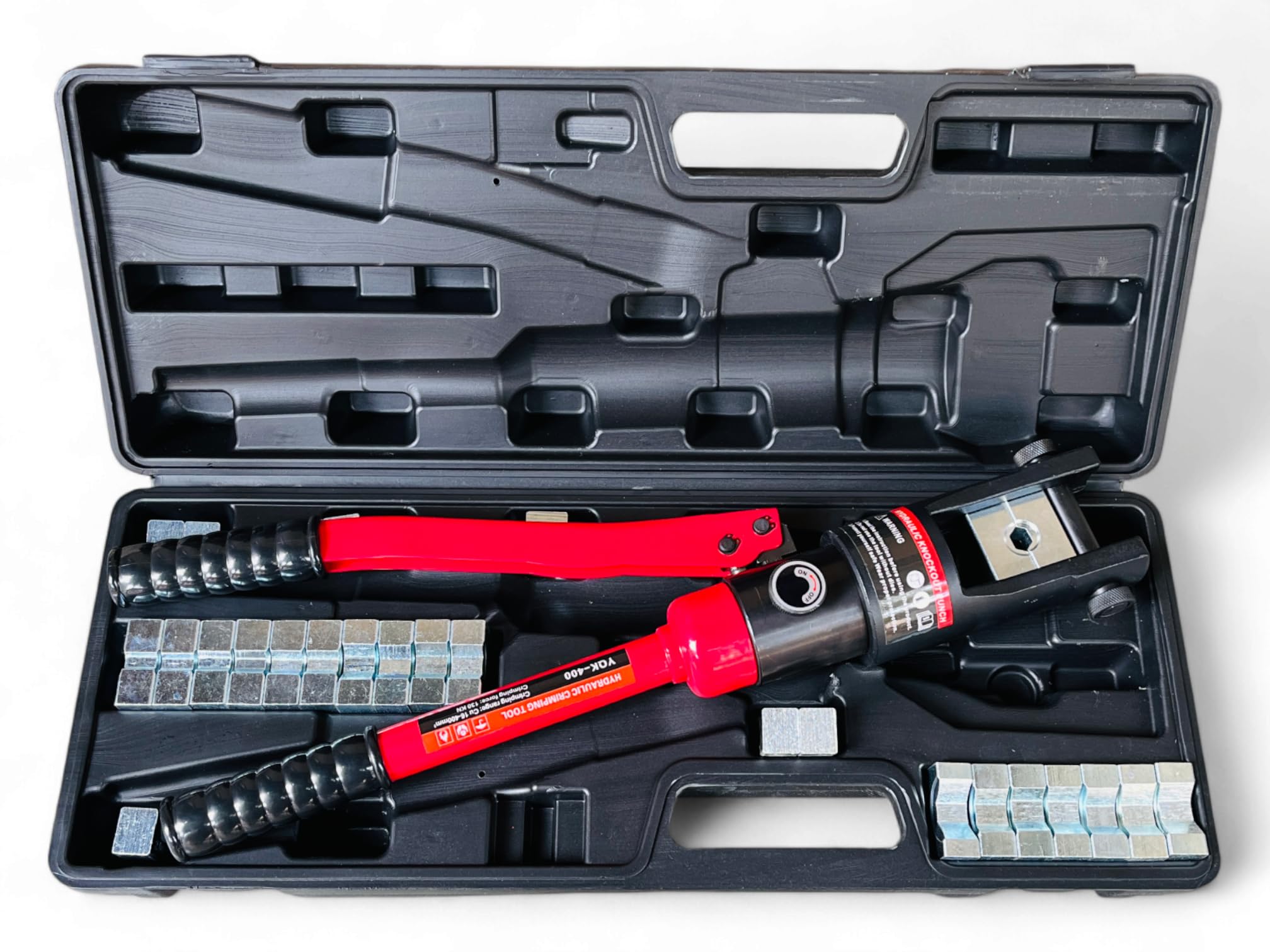 LEYDEN LQK-500 16-500mm² Hydraulic Crimping Tool, 130KN Crimping Pressure Crimper for Copper and Aluminium Lugs Terminal Manual Hydraulic Crimper
