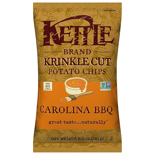 Vista 126 de Kettle Brand Papas fritas, papas fritas con ajo y parmesano, 7.5 onzas (paquete de 12)