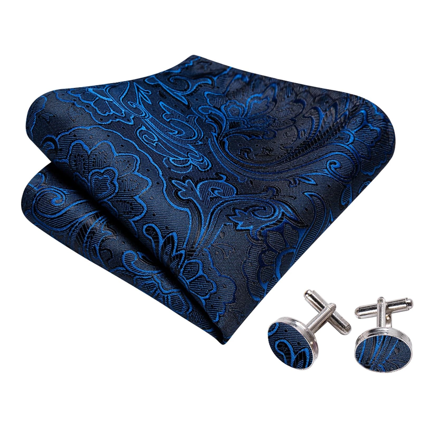 Gemelos de seda for hombre con pajarita floral jacquard y mariposa Para Fiestas De Empresa Y Bodas