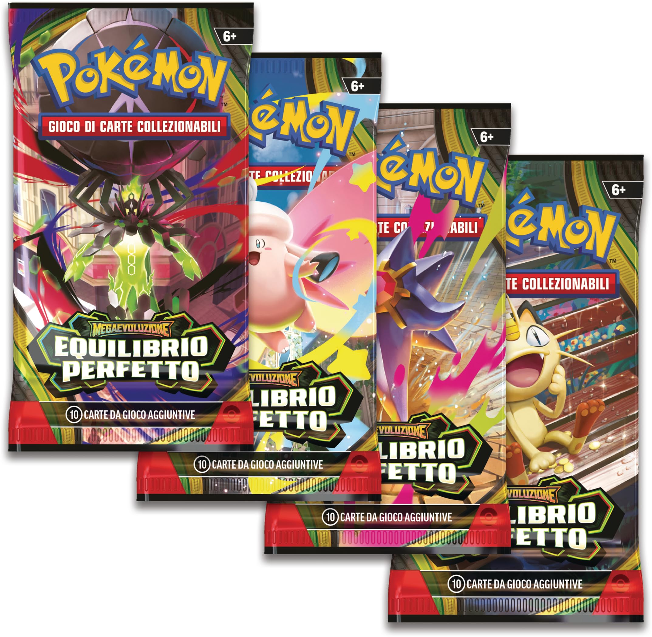 Pokémon: espositore di buste dell’espansione Megaevoluzione - Equilibrio Perfetto del GCC Pokémon (18 buste di espansione), Edizione in Italiano