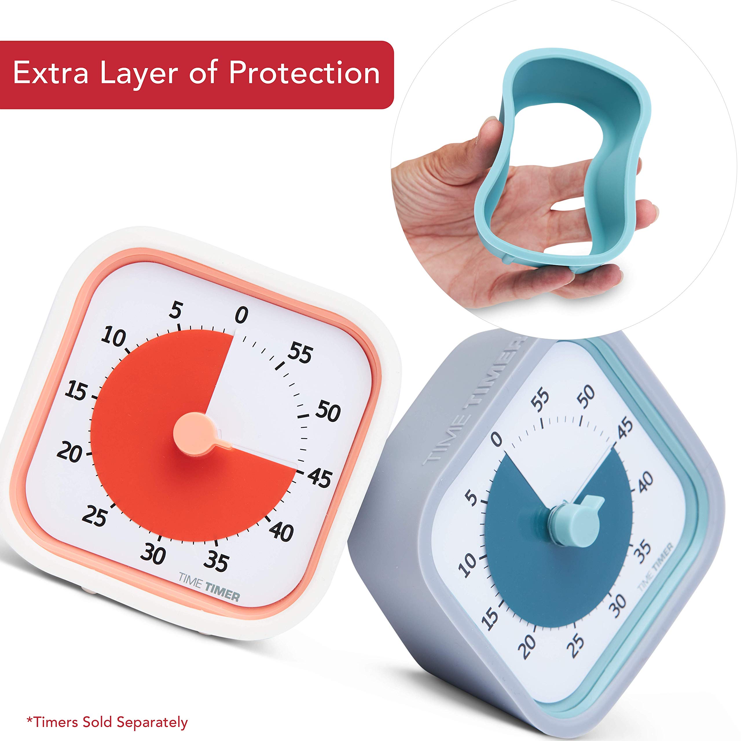 TIME TIMER Case for Time Timer Home MOD, 60-Minute Visual Timer, Home Edition for Children School Desk - Image 3