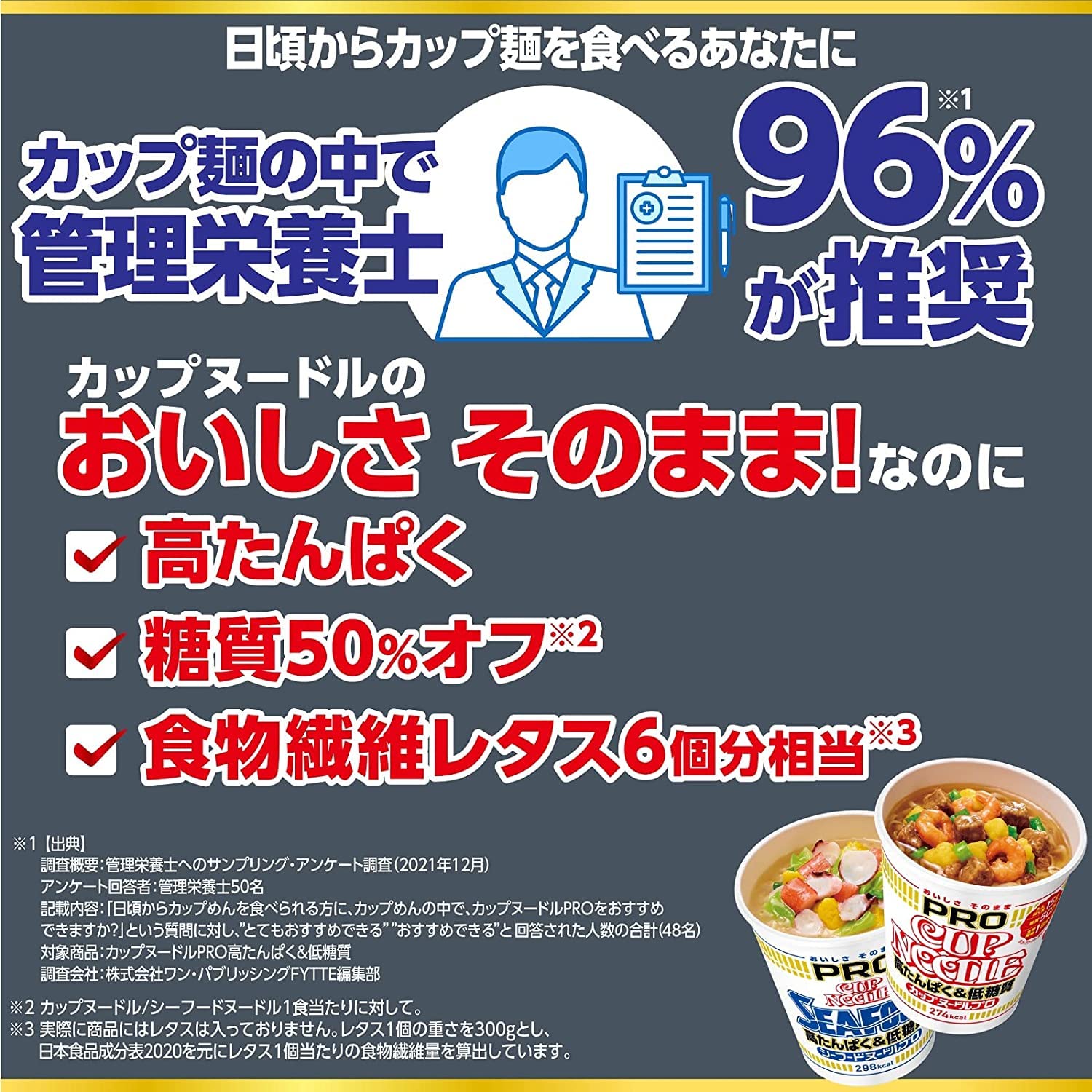 Amazon.co.jp: 日清 カップヌードルPRO 3種12食 高たんぱく&低糖質