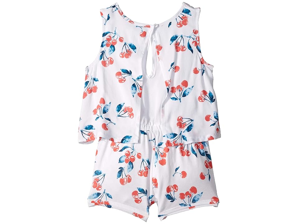 

Splendid Littles All Over Cherry Print Romper (Toddler/Little Kids) (White Verdana) Girl's Jumpsuit & Rompers One Piece, Multi