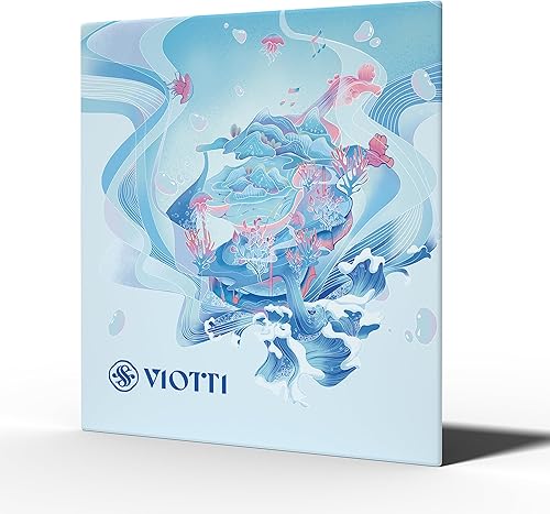 Juego completo de cuerdas para violín 4/4 | Cuerdas de núcleo sintético de tensión media con cuerda E dorada para brillo, potencia y proyección,