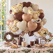 28 Pcs Latte Coffee Cup Balloons Set for Baby Shower Decorations