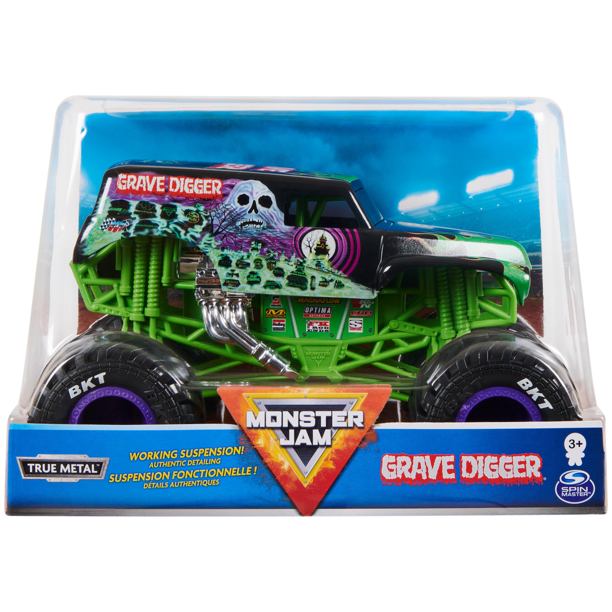 Amazon.co.jp: Monster Jam 公式墓掘りモンスタートラック - Grave