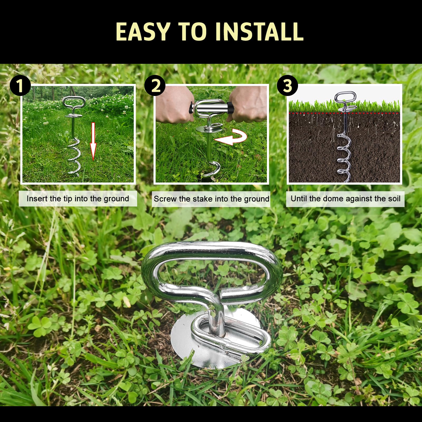 Tie Out Stakes For Dogs Pet Fit For Life Dog Tie Out Stake Heavy