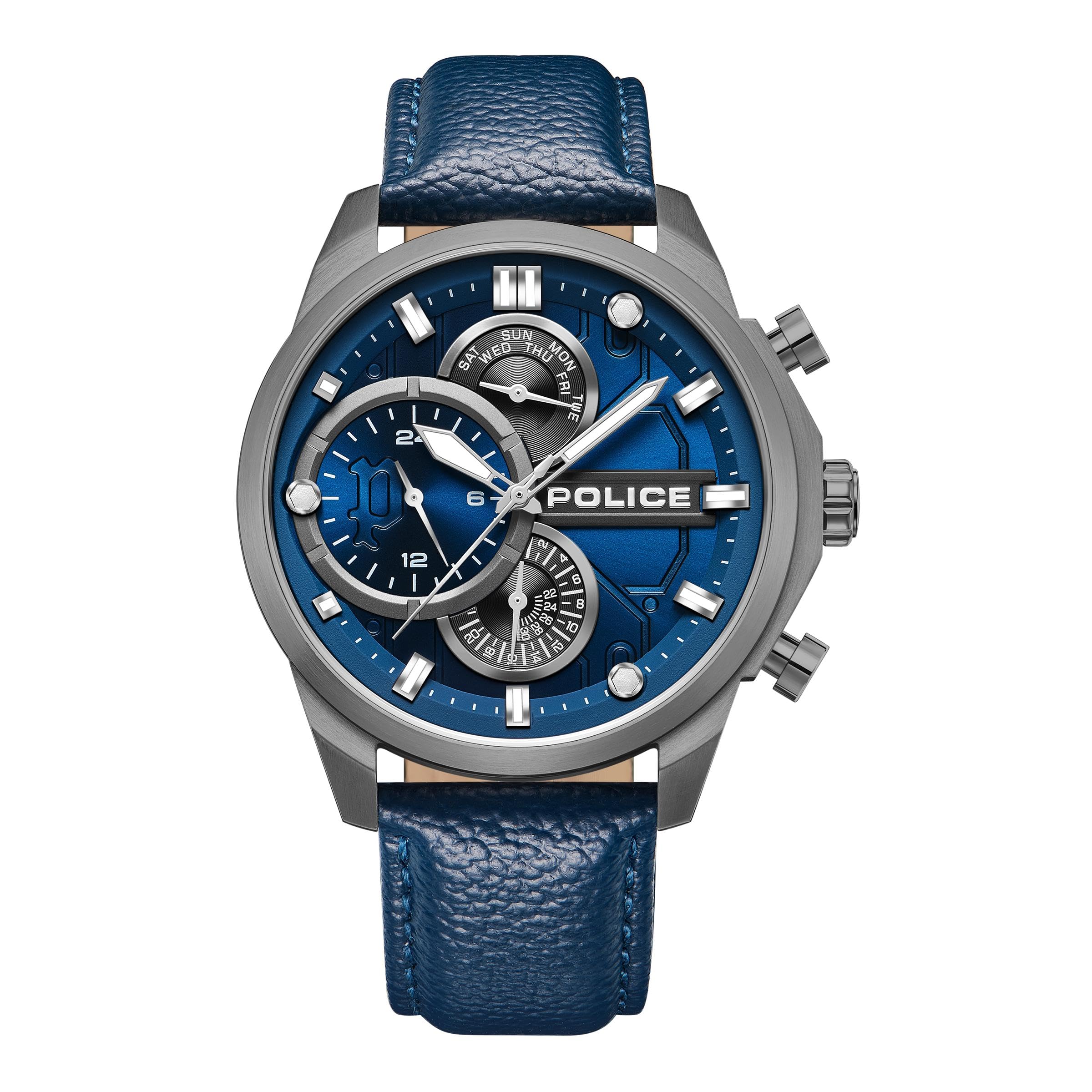 Police Analog Blue Dial Mens Watch-PLPEWGF0039202 (B0D6FTVZRX) Amazon Price History, Amazon Price Tracker