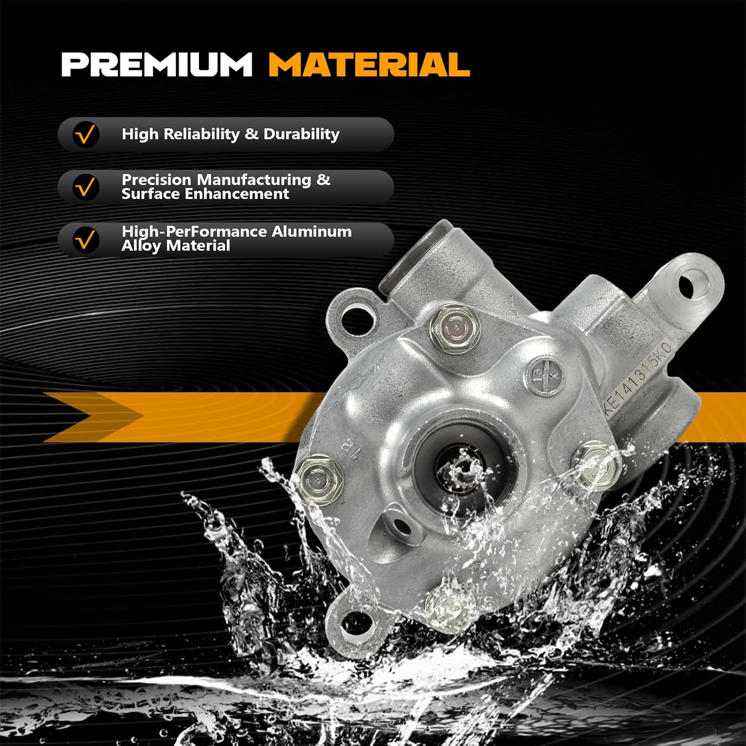 Transmission Oil Pump Assy With Valve Fit for 2012-UP Sentra 1.8L Heavy Duty Replace OE 33500-JF015 JF015 JF015E RE0F11A