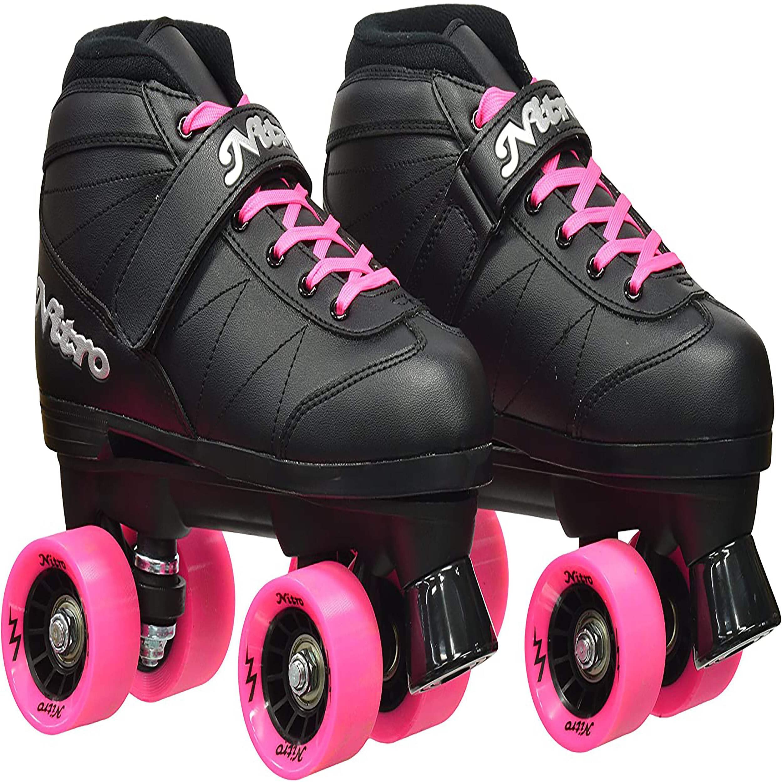 Epic Skates Epic Super Nitro Pink Quad Speed Roller Skates Pink