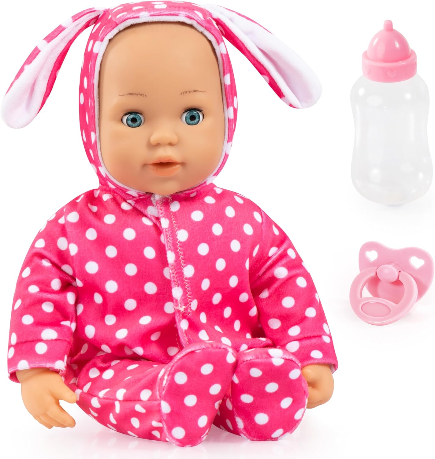 Bayer Anna First Words Interactive Baby Doll with Sounds, 15 in Soft Cuddle Toy