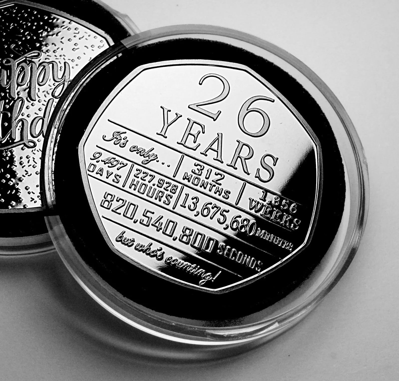 The Commemorative Coin Company Silver 26Th Birthday Commemorative In Capsule. Gift/Present/Son/Daughter/Party. Twenty Six 26 Years