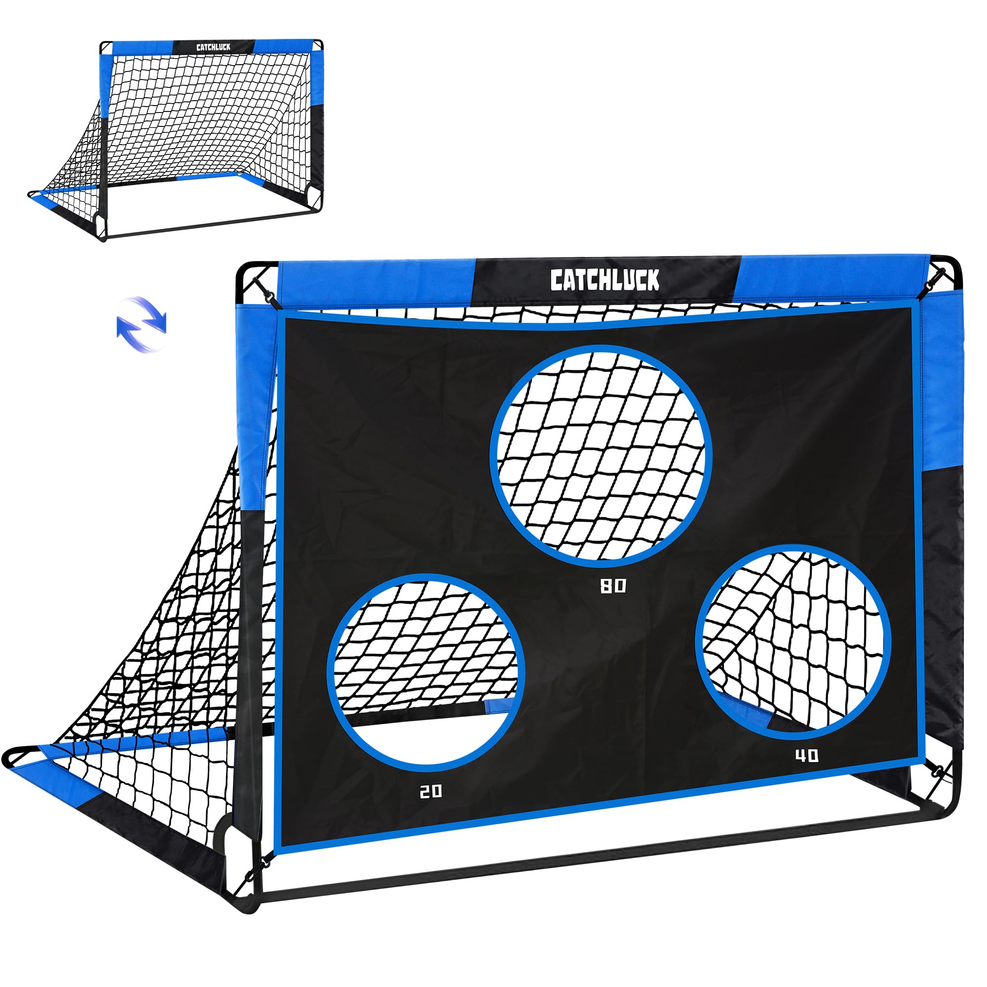 But De Football 2 En 1 Pliable Pour Le Jardin, Les Enfants, Avec Sac De Transport Pour Linterieur Et Lexterieur Pour Jardin Parc Plage 91478691