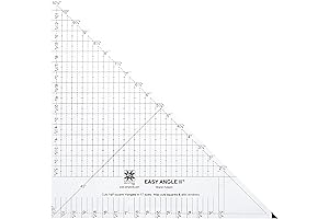 EZ Quilting 10.5-Inch Simplicity Triangle Ruler for Easy-Angle Quilting