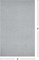 Vista 3 de Almohadilla antideslizante de alta calidad para alfombra de 5 x 8 pies, agarre acolchado de 1/4 de pulgada de grosor para suelos de madera dura