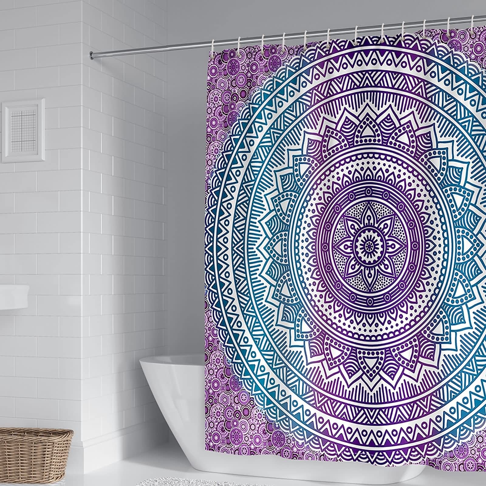 Rideau de douche 150x200cm lavable pour stopper les moisissures