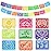 DomeStar 2 Packs Mexican Party Decoration, 36 Feet Plastic Papel Picado Fiesta Banner Cinco de Mayo Garland for Mexican Birthday Party Supplies