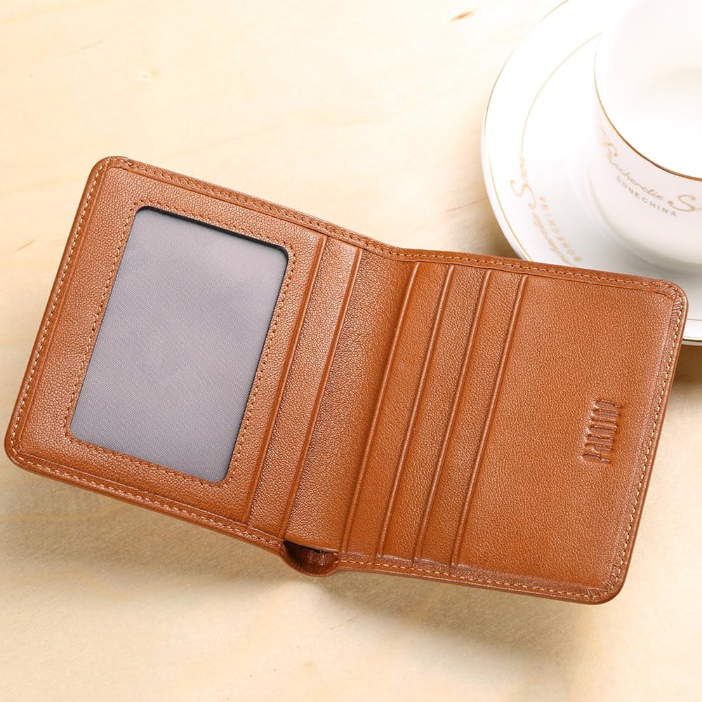 Amazon | 財布 メンズ レザー 超薄い 薄型 マネークリップ 二つ折り