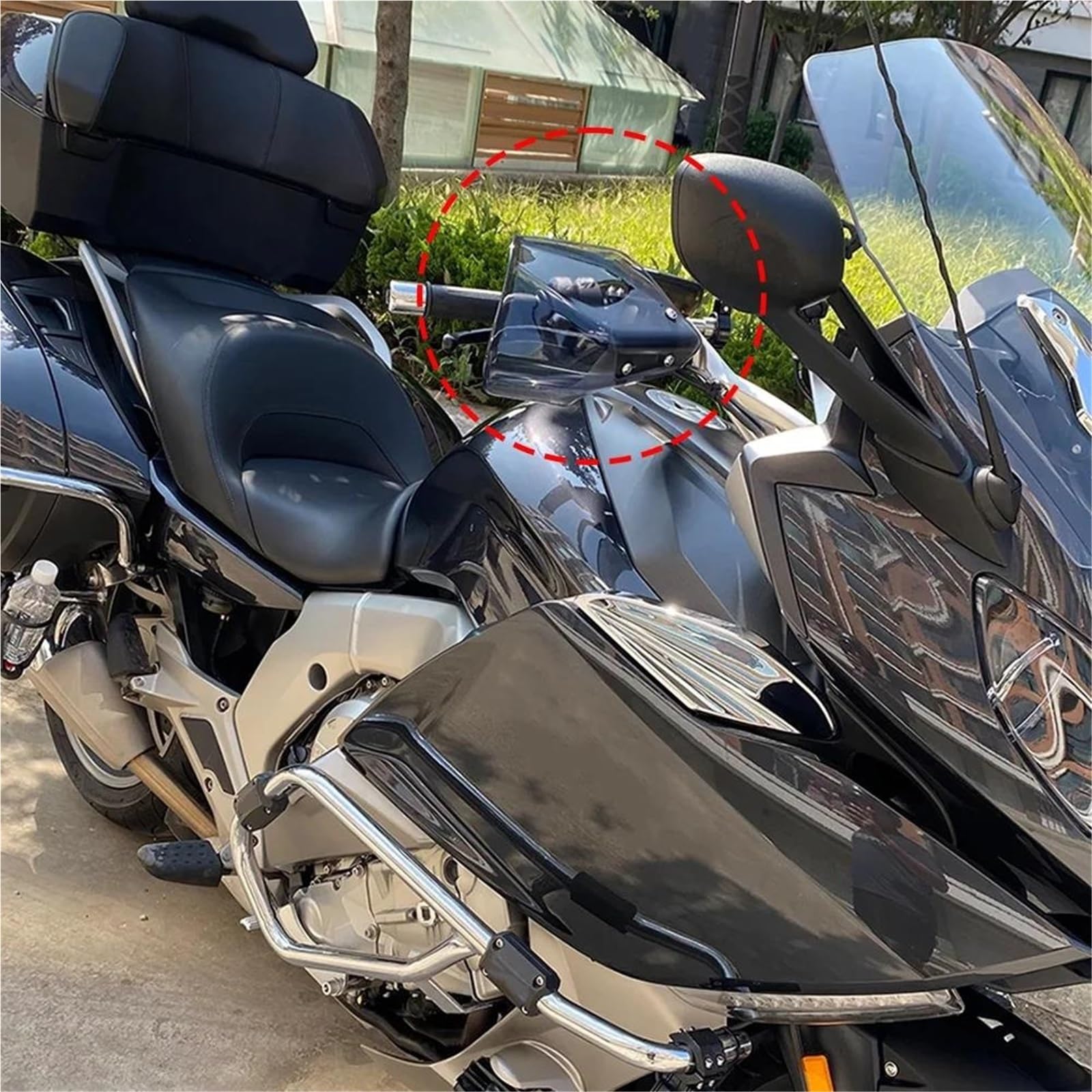 Handschutz-Windschutz Motorrad-Handprotektoren, Windschutzscheibenabweiser, Handschutz Für K1600B K1600 GT GTL Grand America 2017-2025 | Titan