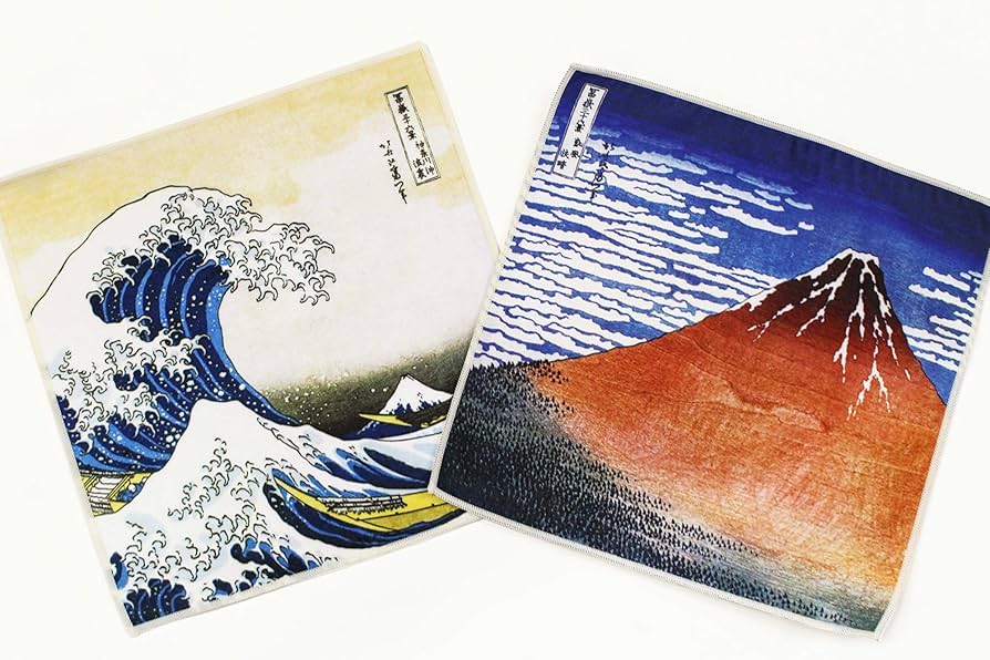 ★　ハピメア　弥生・Ｂ・ルートウィッジ　マイクロファイバータオル Amazon.co.jp: ORIE orieoriginal 浮世絵柄 マイクロファイバー