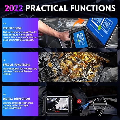 Miniatura 5 de Autel MaxiCOM MK808Z Scan Tool Android 11 Based Bi-Directional Control Scanner, 28+ Services, 2023 Upgraded of MK808MX808, All System Diagnostics