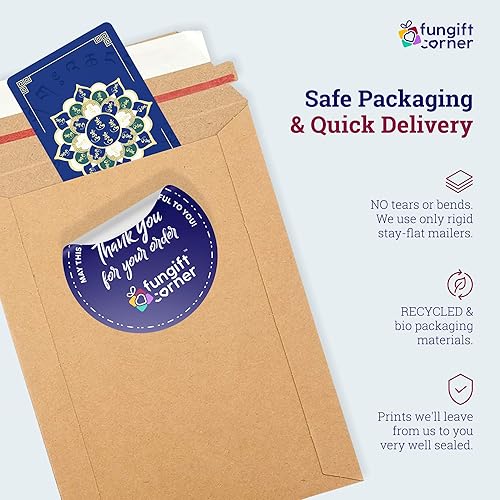 Miniatura 7 de Tarjeta de Feng Shui con amuleto de mandala de loto de 28 zumbidos, símbolo de protección contra malas energías y daños, tarjeta de talismán de Feng