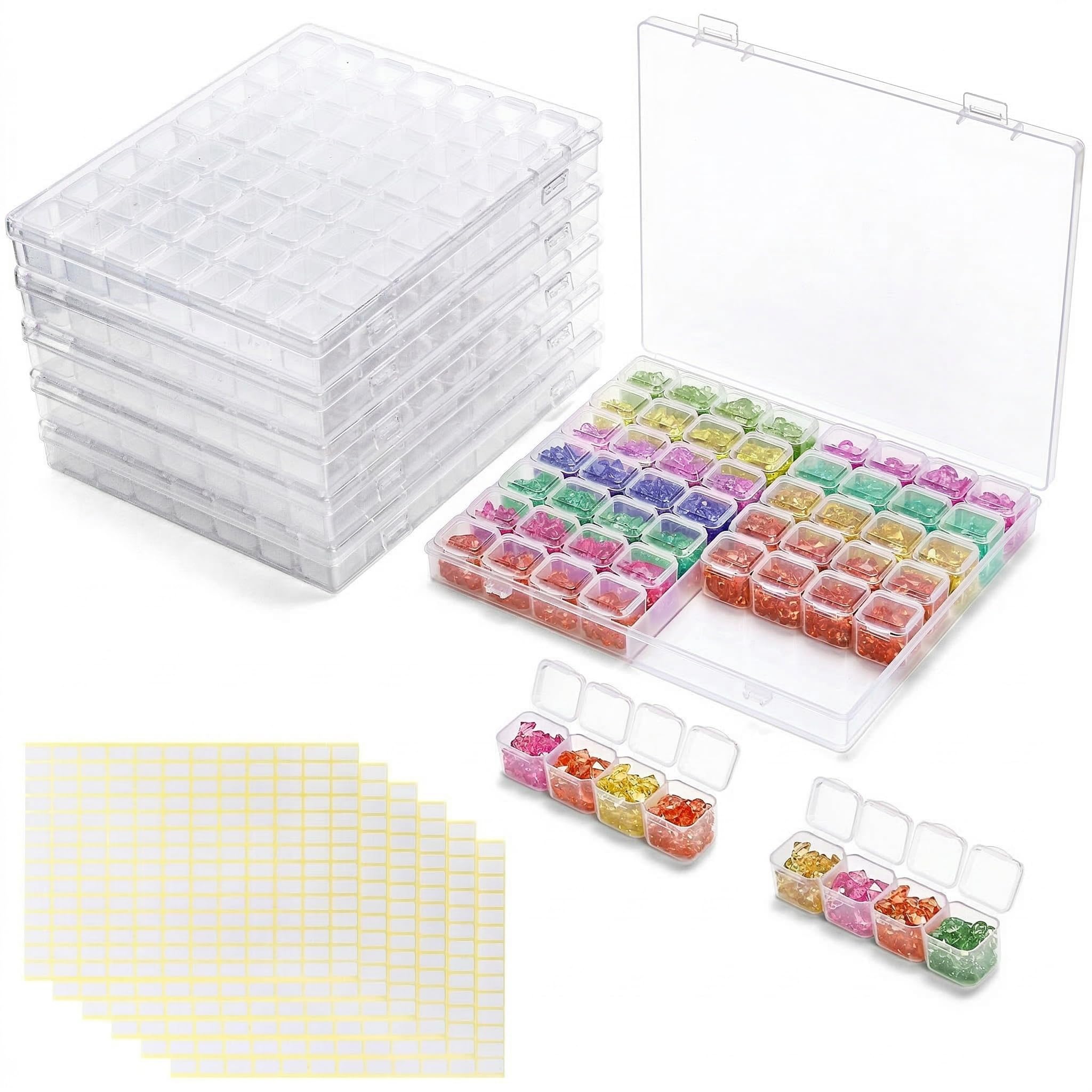 Boîte de rangement pour peinture diamant pour ne plus mélanger vos strass et petits bijoux