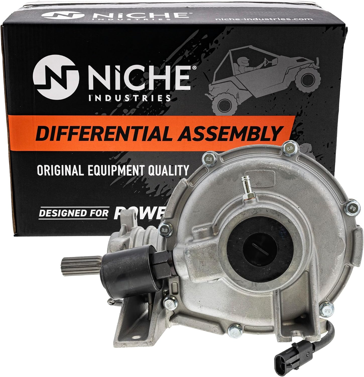 NICHE Rear Differential Gear Case for Polaris Ranger 500 700 800 Crew 900 Diesel MVRS 1332827 1332927 1332713 1332505