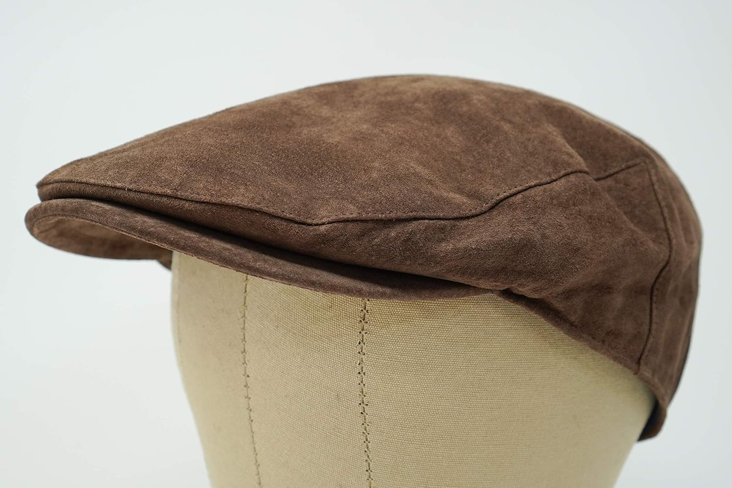 Borges & Scott The Tanner - Leather Flat Cap - Soft Pigskin and Cotton Lined Cap