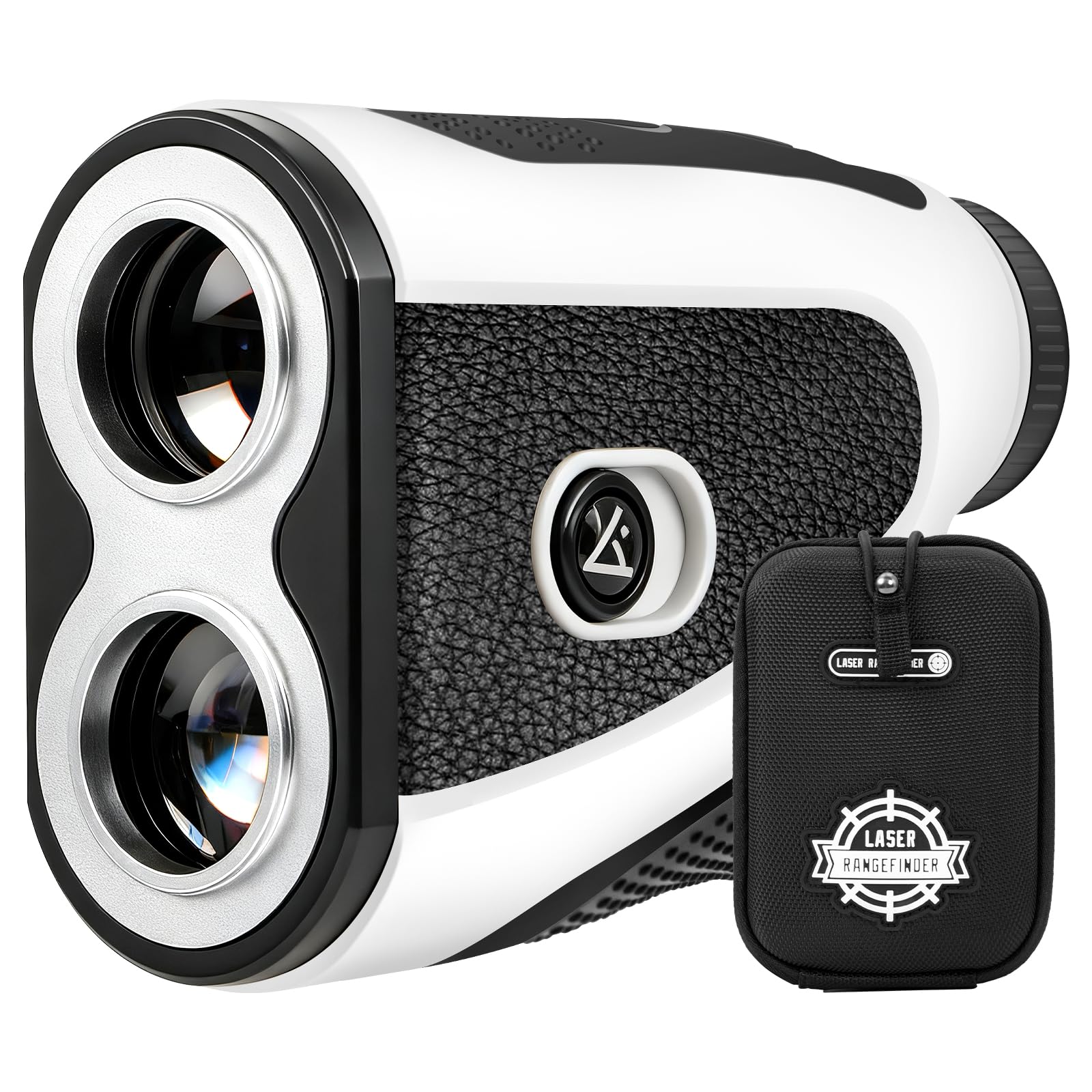 Golf Rangefinder with Slope - 1200 Yards Range Finder for Golfing/Hunting, 7X Magnification, Flag Pole Locking Vibration, Rechargeable Range Finders with Magnet Stripe, Best Golf Accessories Gift