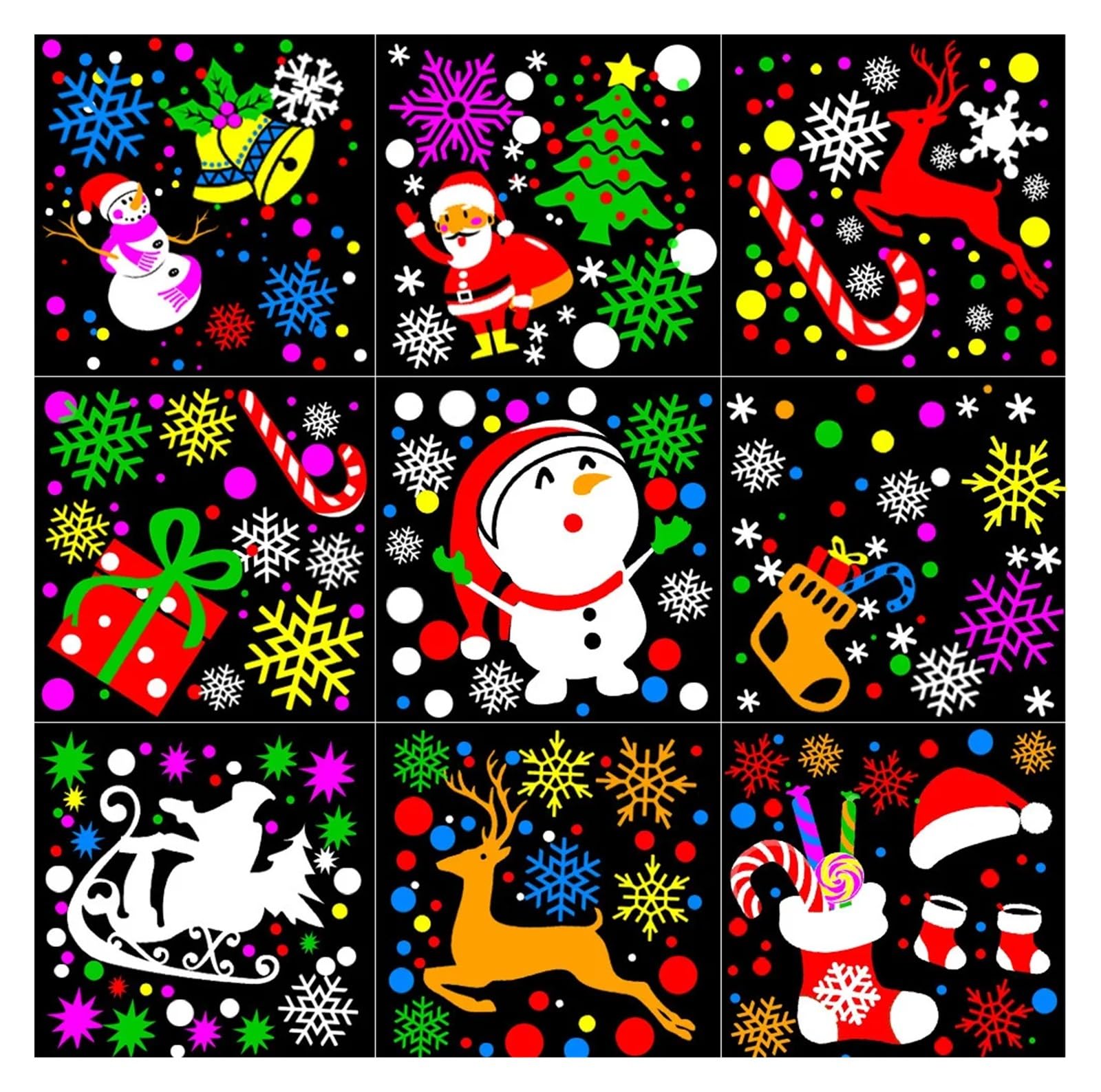 Proiettore di Luce, luci per Feste di Natale DJ Sta Light Proiettore di Luce a LED con 16 Modelli integrati Lampada per Interni ed Esterni Illuminazione per Le Vacanze, per Feste all'aperto