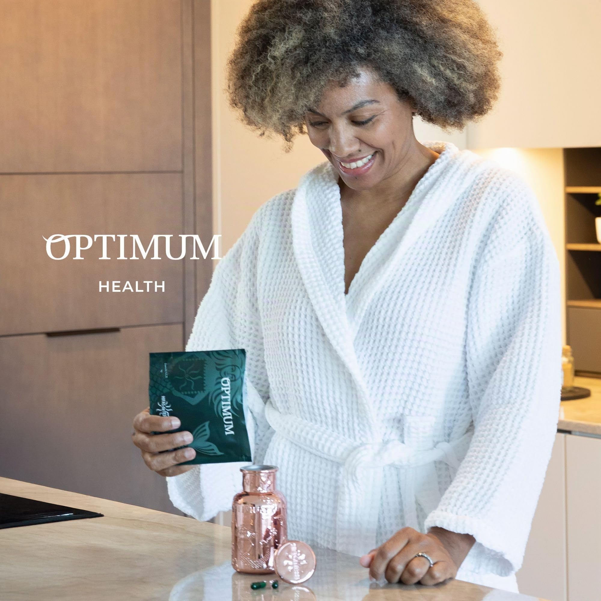 HIFAS DA TERRA – Nutrikosmetik Vitalpilze Supplement Optimum Health mit Pilzextrakt: Cordyceps, Reishi, Löwenmähne. Welcome Pack mit wiederverwendbarer Flasche + 60 Kapseln. Schönheit und Wohlbefinden