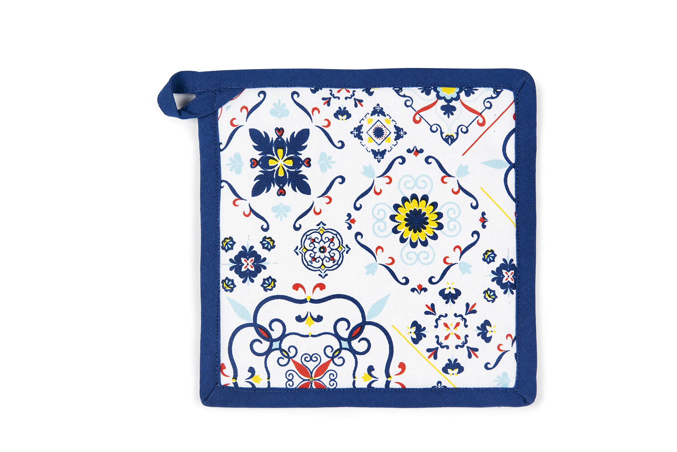 Excelsa Vietri Color Kitchen Pot Holder, Cm. 20 x 20, Lining 100% Cotton, Padding Polyester