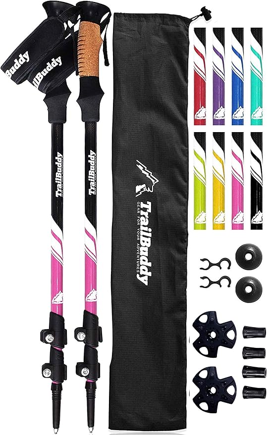 A set of trekking poles
