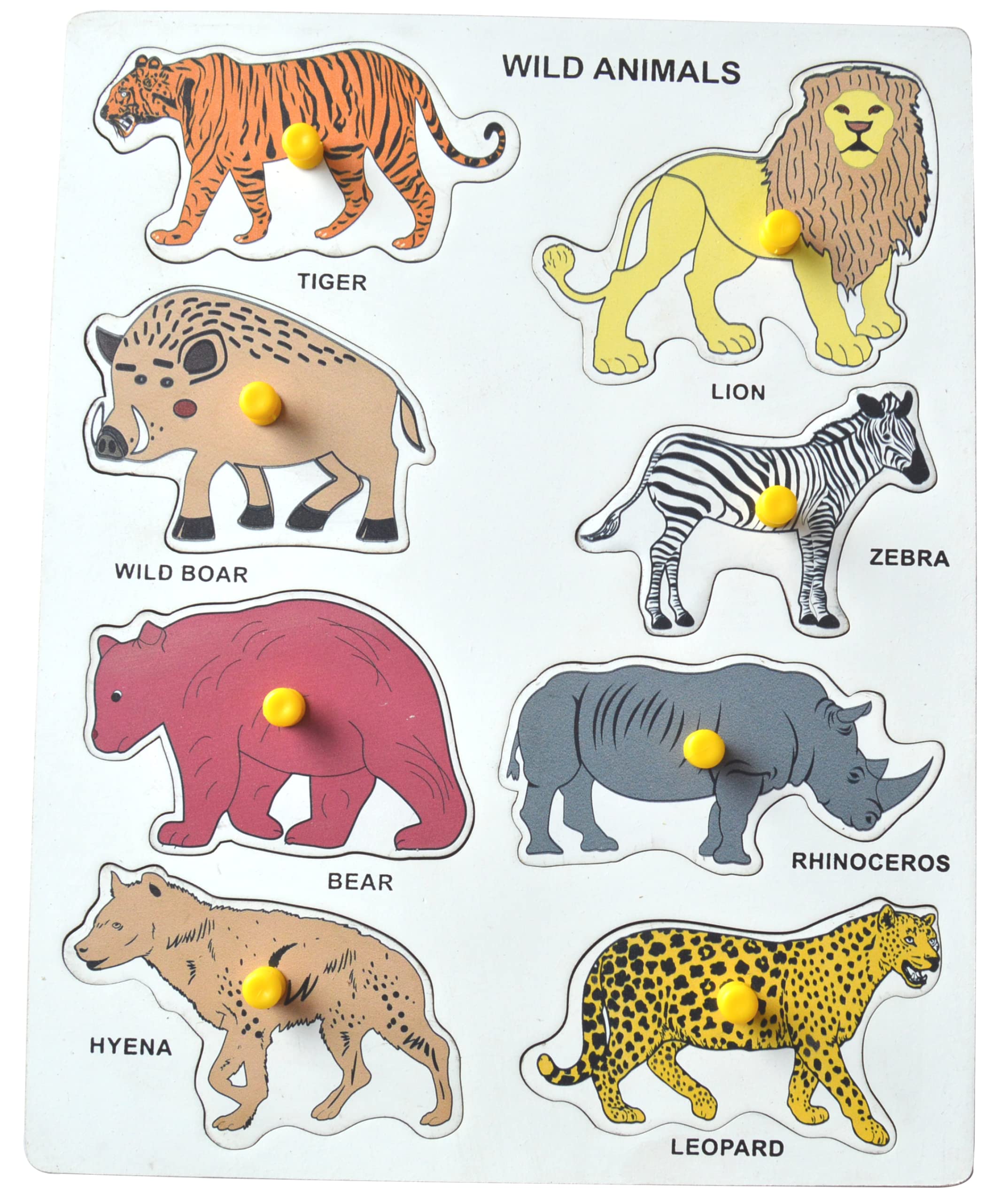 MIND BLAST Wooden Wild Animals Puzzles Toys for Children, Montessori Digital Board Educational Learning Wild Animals Puzzle Toy for Kids|Wooden Wild Animals Blocks for Kids 3 Ys Wild Animals for Kids (B0BTBQ1B34) Amazon Price History, Amazon Price Tracker