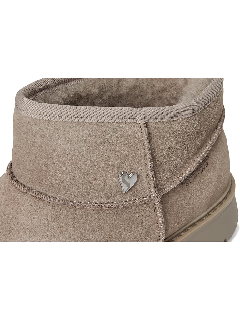 Taupe SKECHERS Keepsakes Cozy - Cozy Mini Hands Free Slip-ins