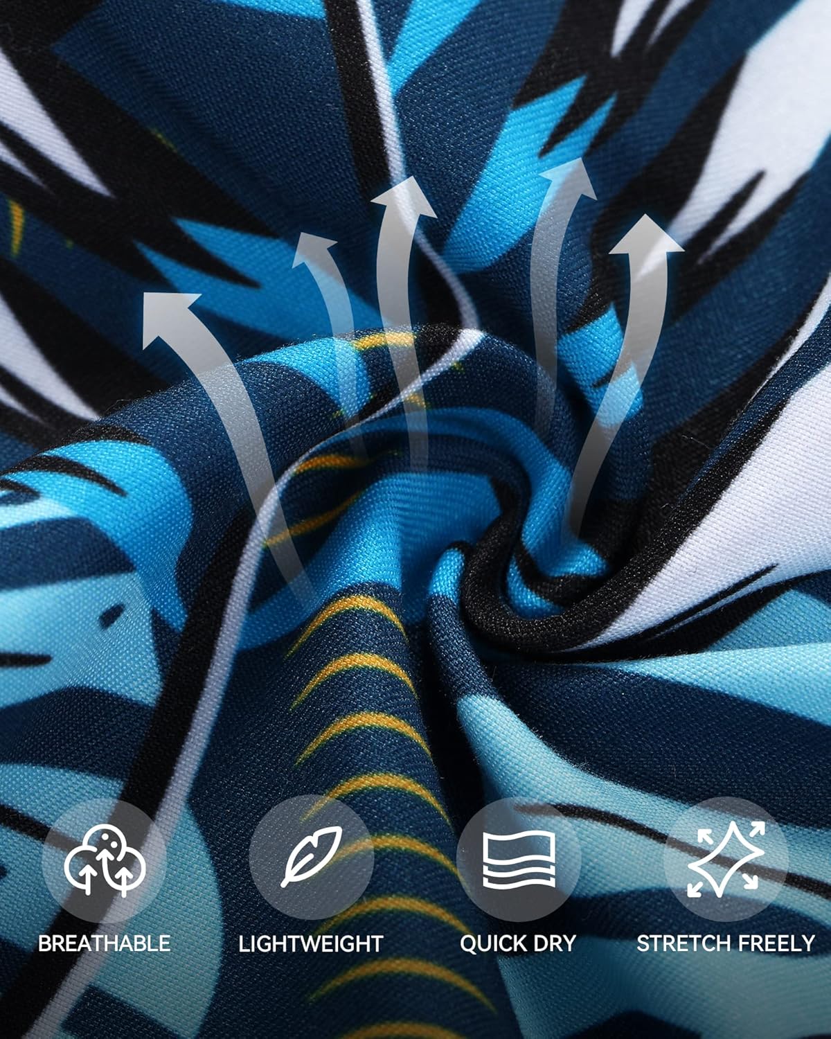 Hawaiian Shirts for Men Short Sleeve Casual Button Down Shirt Summer Beach Aloha Shirt Holiday Party Tropical Print - Image 6