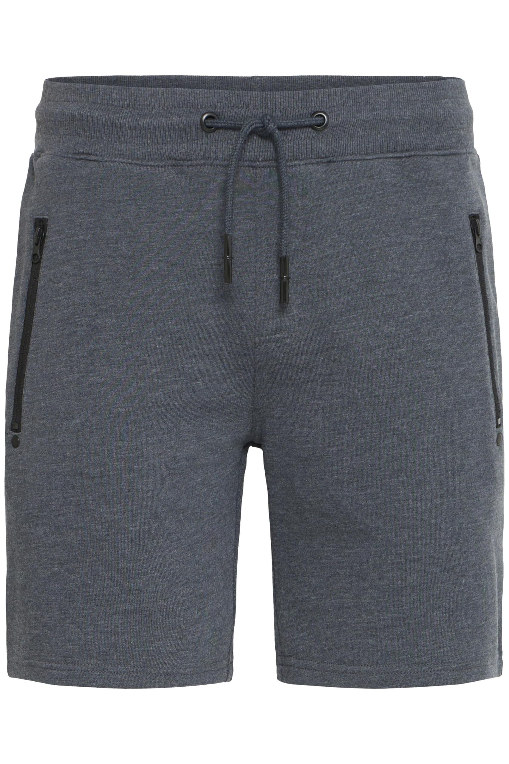 !Solid SDTaras Herren Sweatshorts Kurze Hose Jogginghose mit Kordelzug Reißverschlusstaschen Baumwollmischung Regular fit