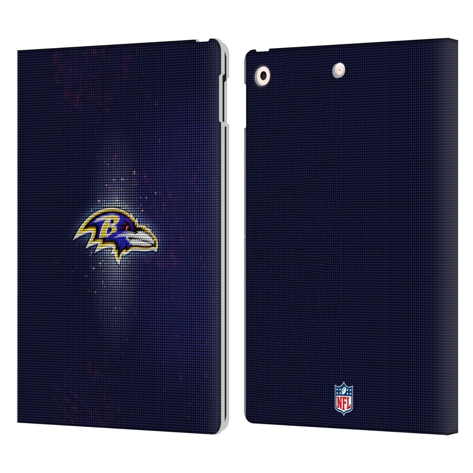 Étui portefeuille iPad 10.2 Baltimore Ravens cuir Head Case - 7