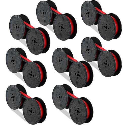 Tenare Paquete de 8 pares de cintas universales para máquina de escribir (rojo, negro) disponible en Yaxa Colombia