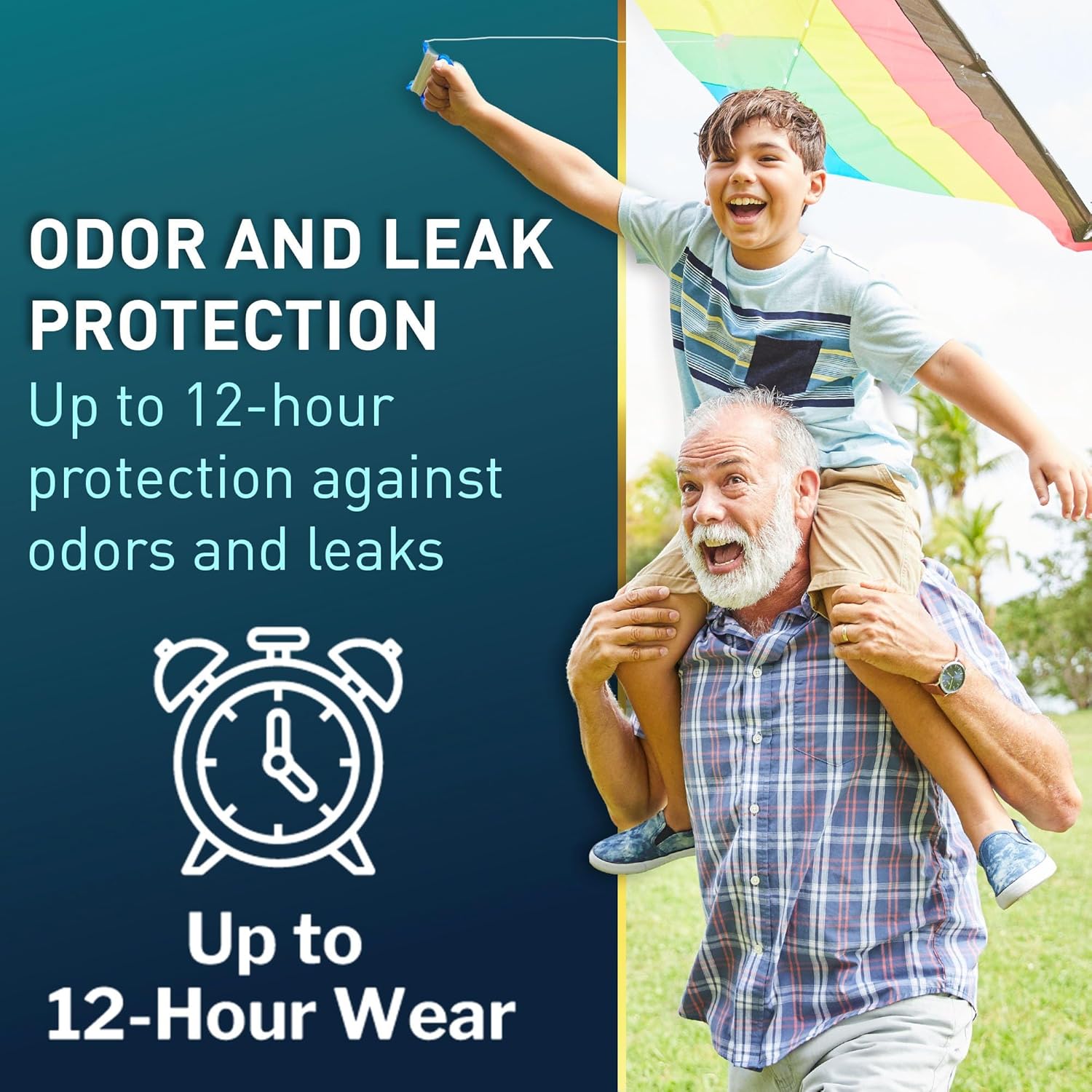 McKesson Premium Discreet Underwear for Men (20 Adult Briefs) - Pull-On Disposable Incontinence Briefs, Maximum Absorbency, 12-Hour Leak & Odor Protection - Small/Medium, 28-40 in. - Image 4