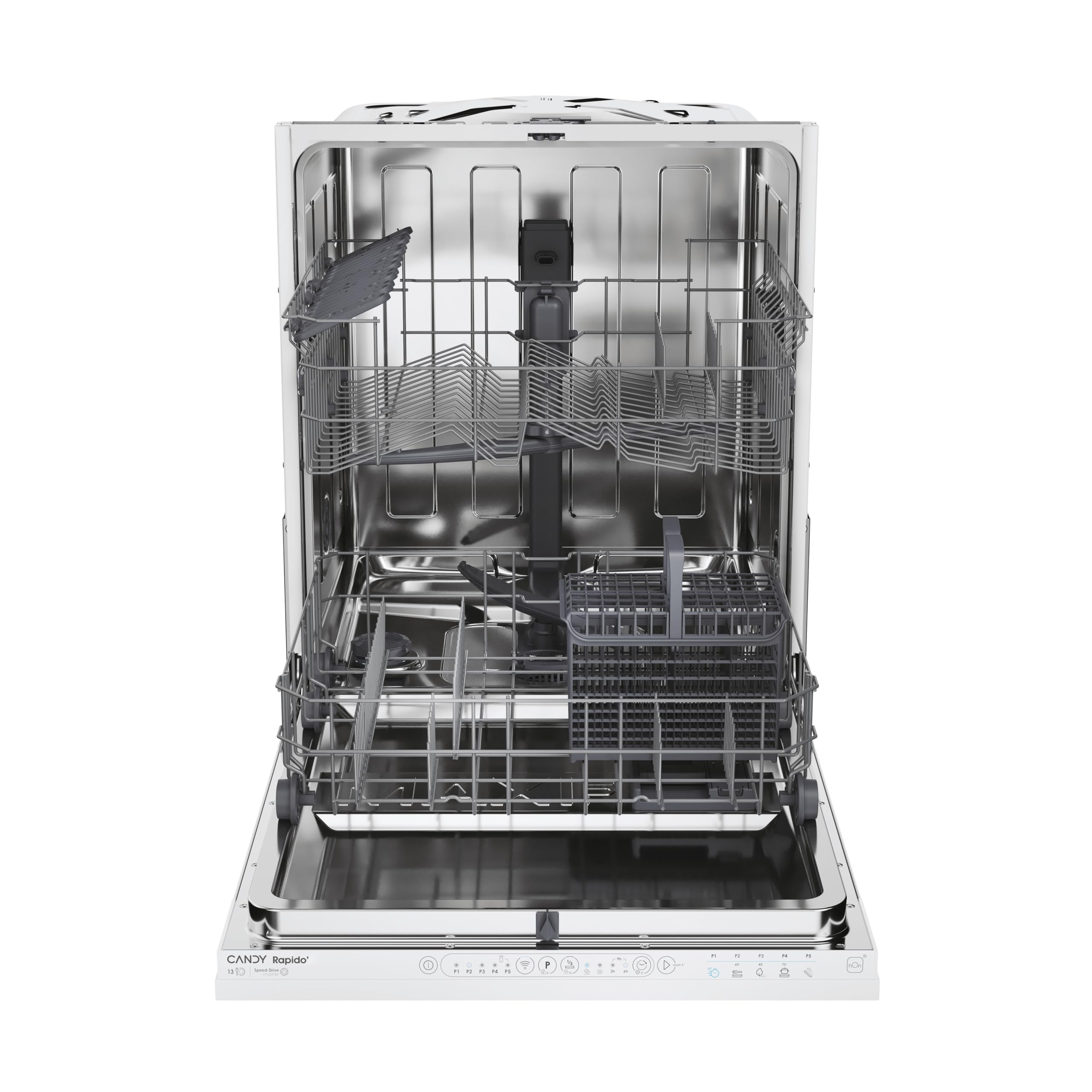 Lavastoviglie Candy Rapido' 60cm - 14 Coperti, 8 Programmi, Motore Inverter, Classe E | Bianca - Foto 12