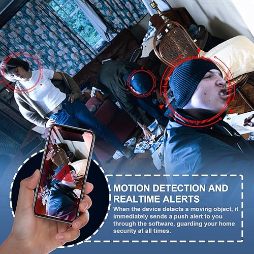 Miniatura 5 de LIZVIE Cargador de cámaras USB-C con cargador de gran angular de 170° con aplicación gratuita/visión nocturna/detección de movimiento/control remoto