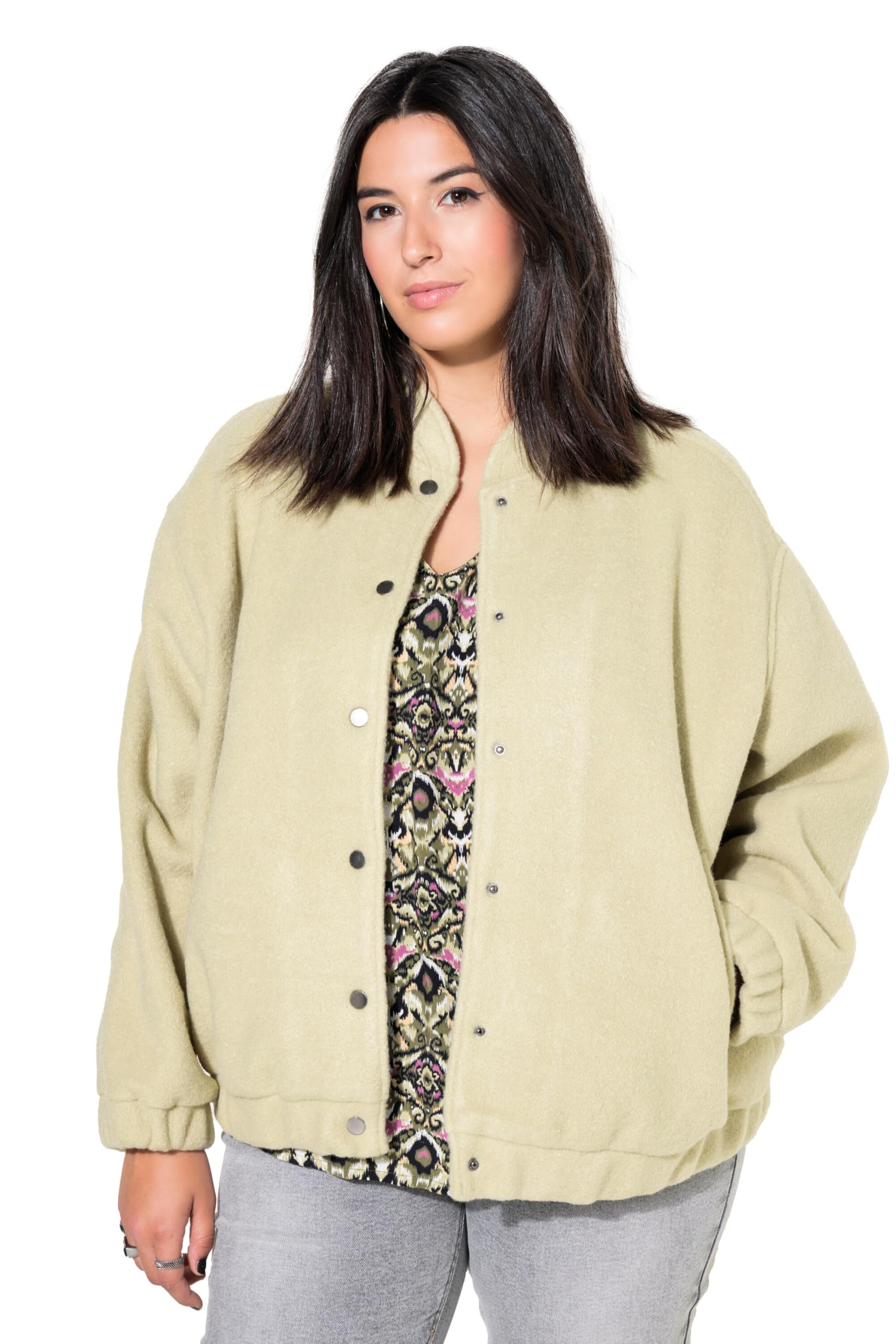 Studio Untold Damen große Größen Übergrößen Plus Size Blouson, Oversized, Wolloptik 834135