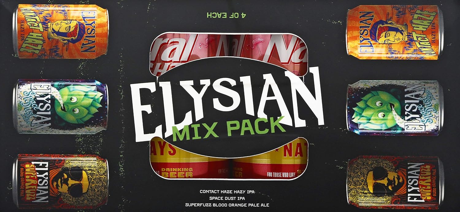 Elysian Brewing Company, Variety Mix Pack, 12pk, 12 Fl Oz Cans