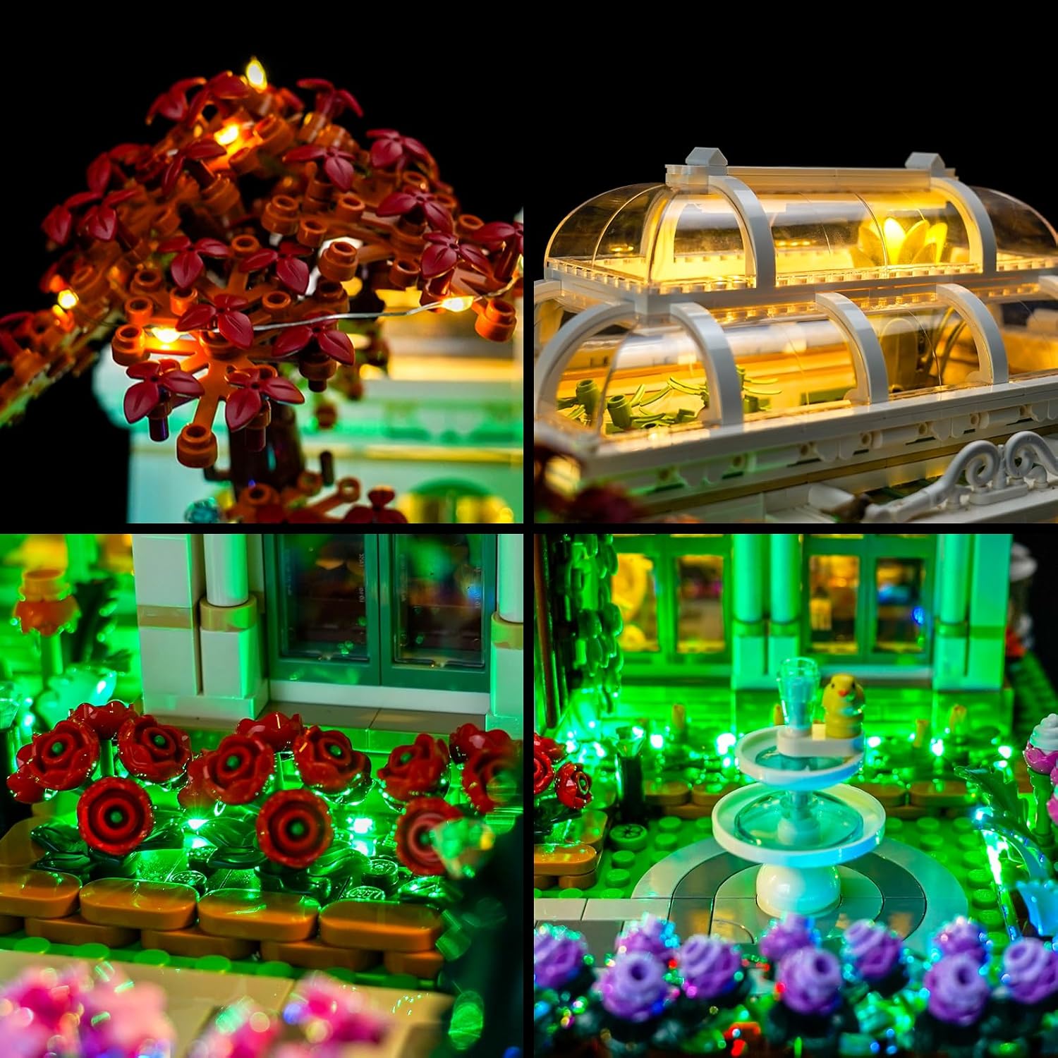 BrickBling LED Light Compatible with Lego The Botanical Garden, Creative Lighting Kit Compatible with Lego 21353-No Bricks (Classic Version Light)