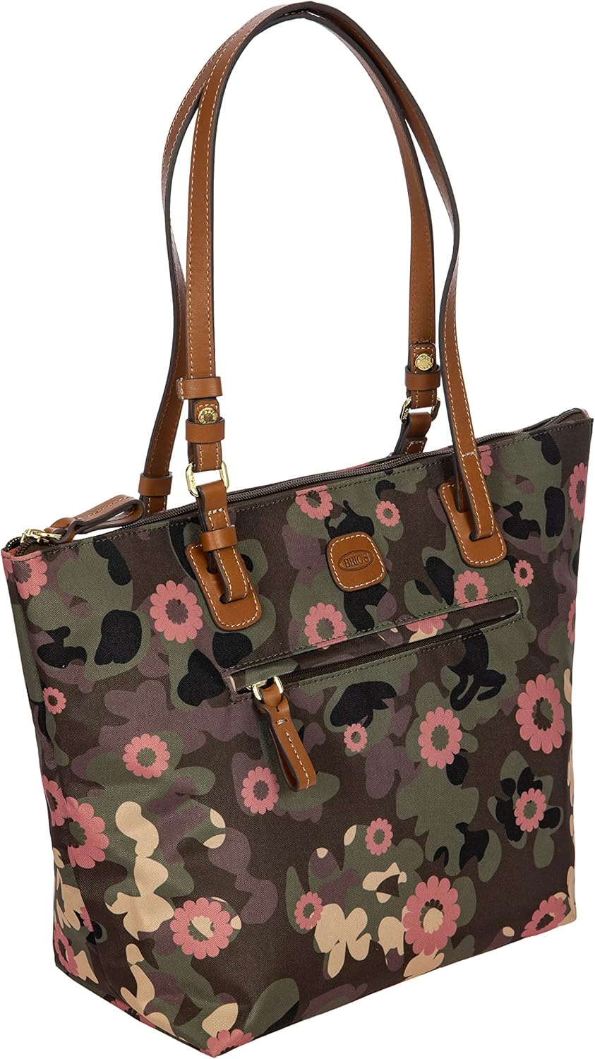 Bric's Sportina X-Bag - Large Tote Bag - 3-Way Shopper Shoulder Bag - Designer Handbag for Travel and Work, Camouflage