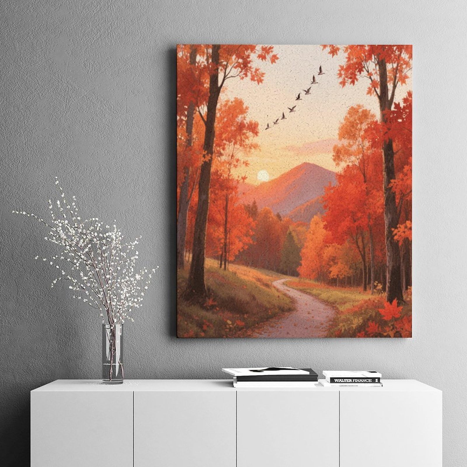 KOAYUBFC Malen-nach-Zahlen-Set für Erwachsene, Anfänger, Erwachsene, Malen-nach-Zahlen-Kits auf Leinwand, Acryl-Ölfarben, Gemälde mit Pinseln als Geschenk, Wanddekoration für Zuhause, Wanddekoration