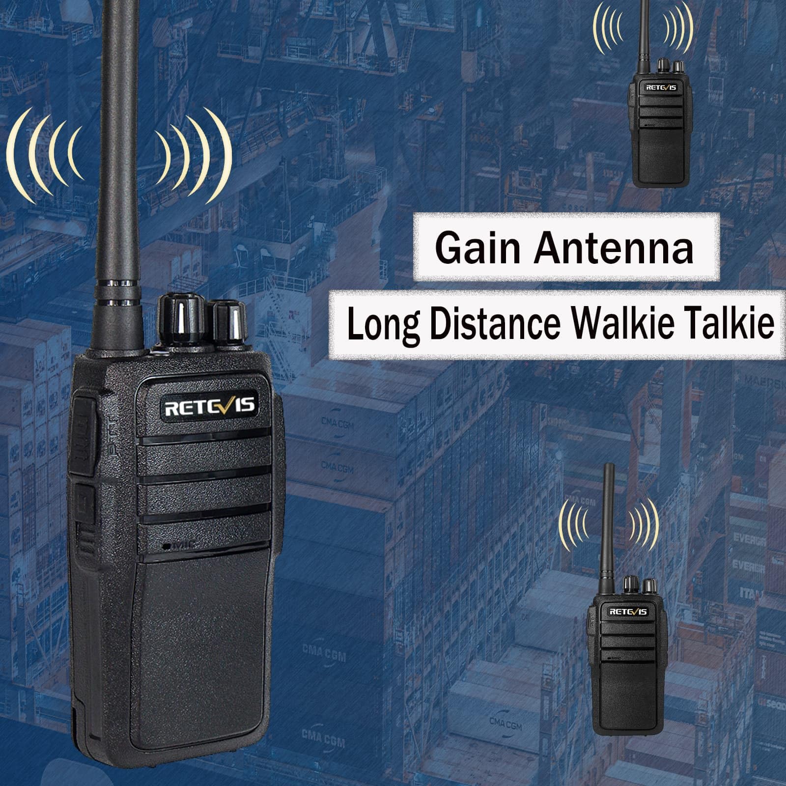 Retevis RT21 Radio Bidirectionnel Longue Portée,Rechargeable Talkie Retevis RT21 Radio Bidirectionnel Longue Portée,Rechargeable Talkie